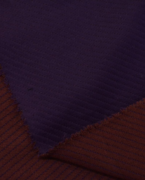 Трикотаж Плотный  Хлопковый 2527 цвет бордовый геометрический картинка 1