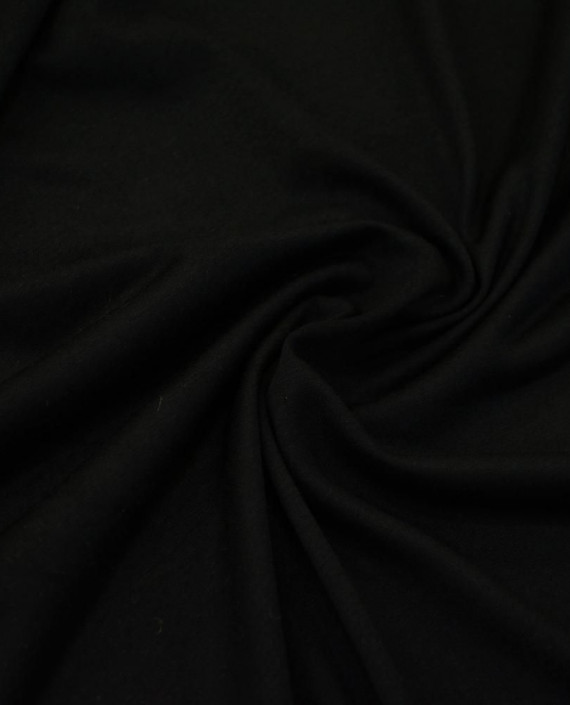 Трикотаж Шелковый 2575 цвет черный картинка