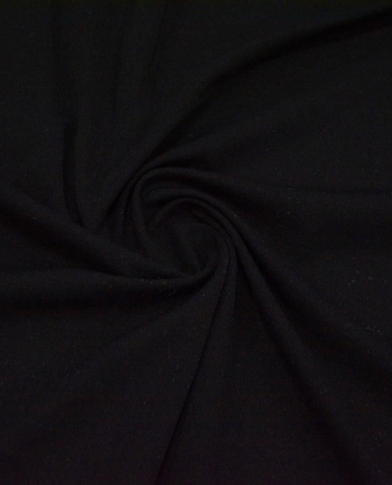 Последний отрез-2.5м Трикотаж  12628 цвет черный картинка