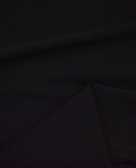 Последний отрез-2.5м Трикотаж  12628 цвет черный картинка 1