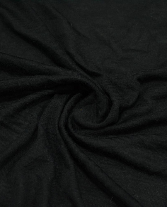Трикотаж Вискозный 2714 цвет черный картинка