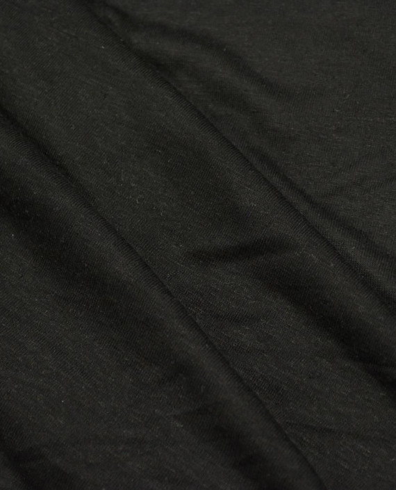 Трикотаж Вискозный 2723 цвет черный картинка 1