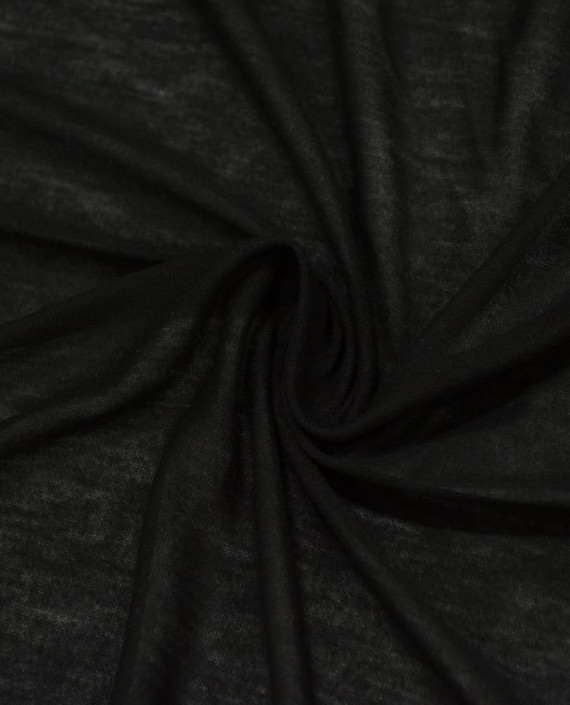Трикотаж хлопок 2728 цвет черный картинка