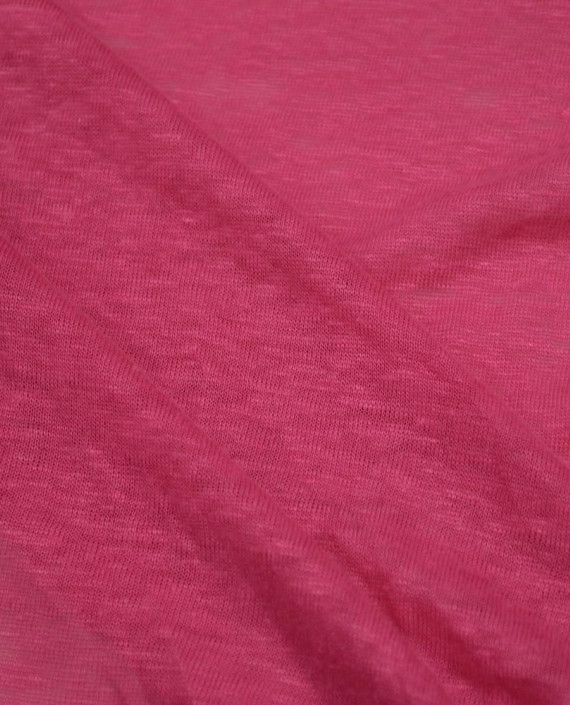 Трикотаж Льняной 2733 цвет розовый картинка 2