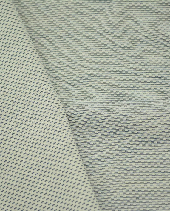 Трикотаж Шерстяной Брак (Дырочки) 2765 цвет синий геометрический картинка