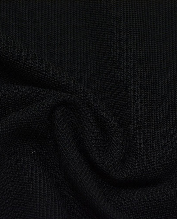 Трикотаж Шерстяной 2780 цвет черный картинка