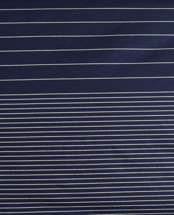 Трикотаж Купон (70 см) 2904 цвет синий полоска картинка