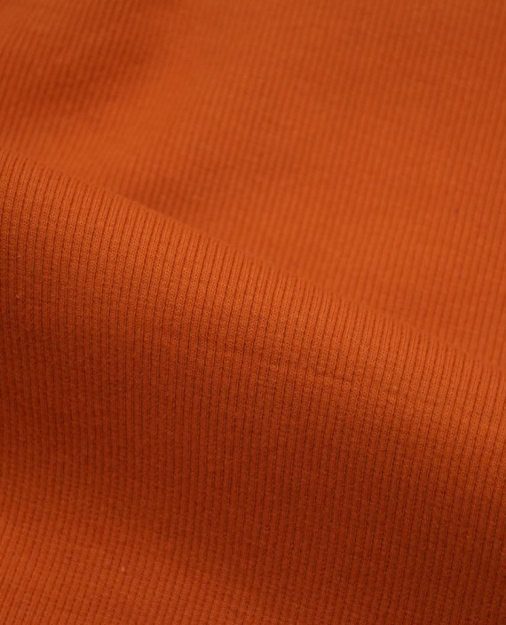 Трикотаж Рибана 2948 цвет оранжевый картинка 1