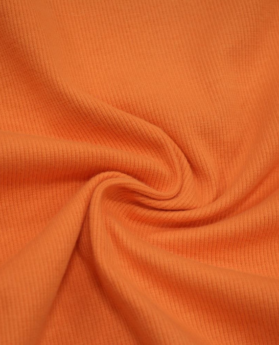 Трикотаж Рибана 2950 цвет оранжевый картинка