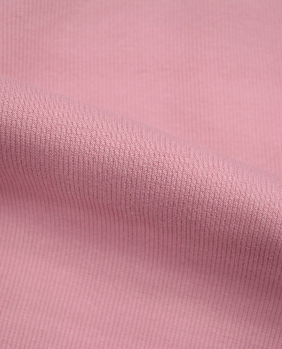 Трикотаж Рибана 2952 цвет розовый картинка 2