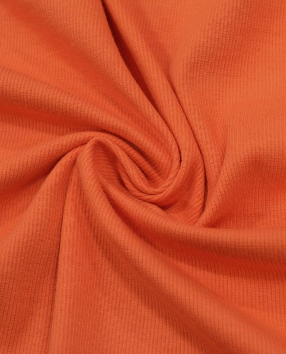 Трикотаж Рибана 3112 цвет оранжевый картинка