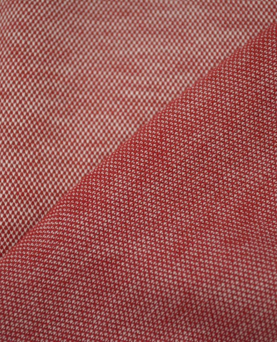 Трикотаж пике шелковый 3165 цвет красный картинка 2