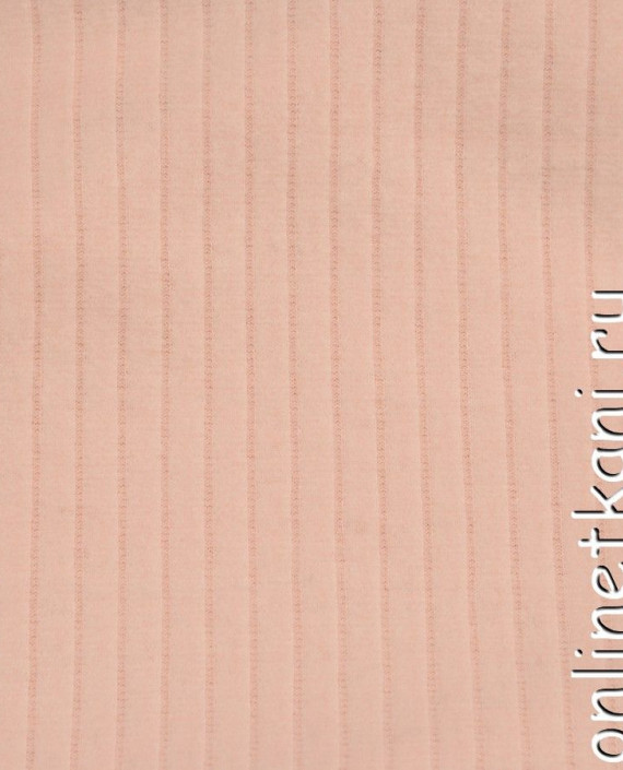 Ткань Трикотаж 0197 цвет розовый в полоску картинка