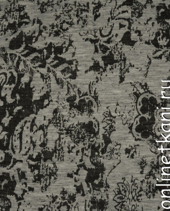 Ткань Трикотаж 0060 цвет серый абстрактный картинка