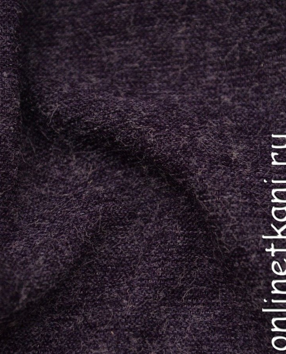 Ткань Трикотаж Вязаный 0350 цвет фиолетовый картинка 2