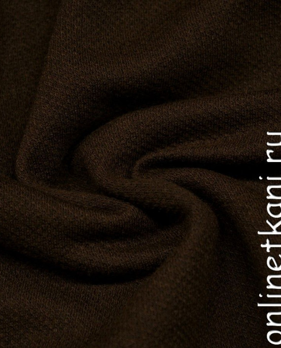 Ткань Трикотаж Вязаный 0357 цвет коричневый картинка 2