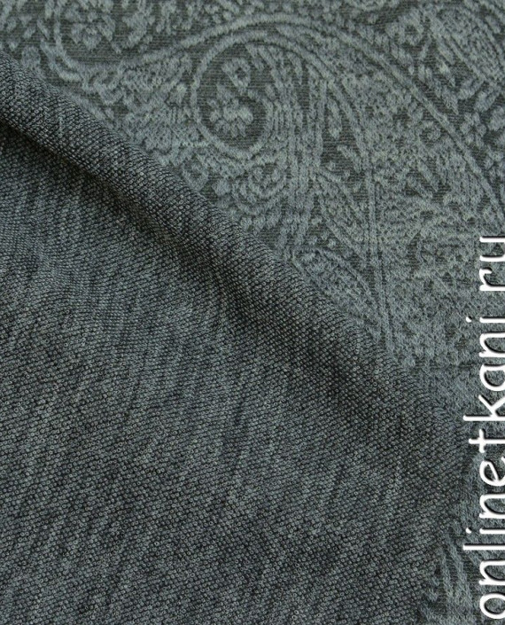 Ткань Трикотаж 0385 цвет серый абстрактный картинка 1