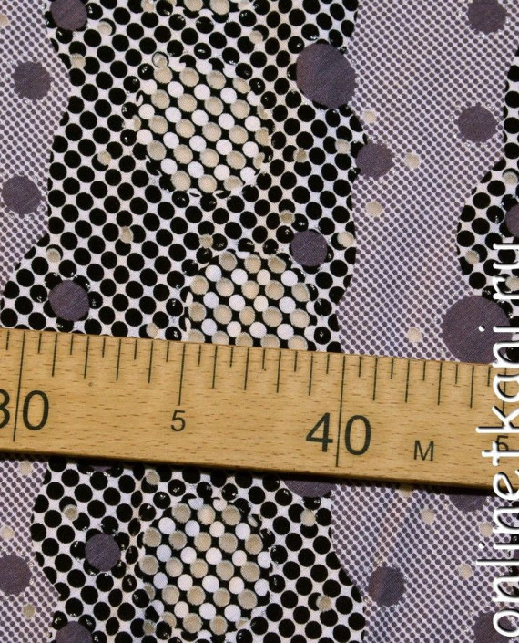Ткань Трикотаж 0421 цвет фиолетовый абстрактный картинка 1