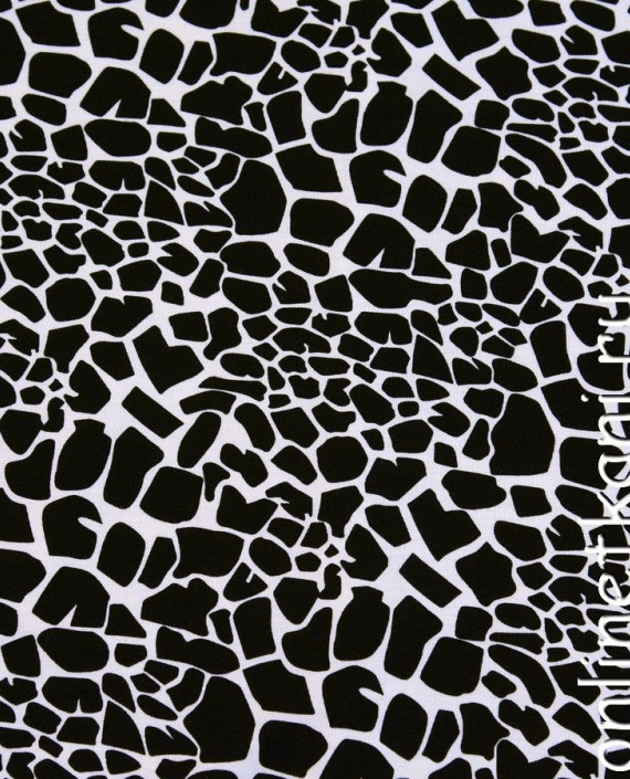Ткань Трикотаж 0435 цвет черный леопардовый картинка
