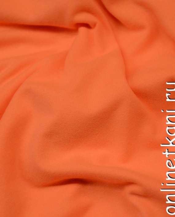 Ткань Трикотаж 0480 цвет оранжевый картинка 2