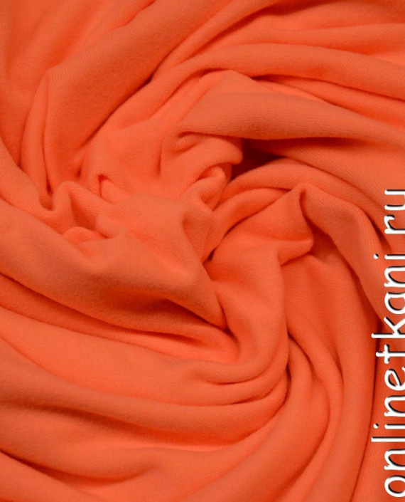 Ткань Трикотаж 0480 цвет оранжевый картинка 1