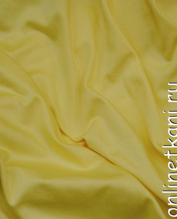 Ткань Трикотаж 0490 цвет желтый картинка 2