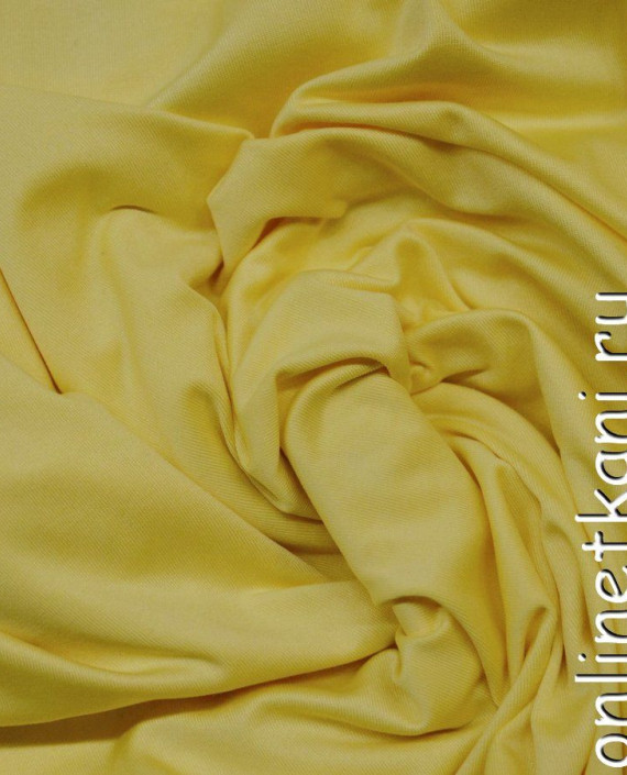 Ткань Трикотаж 0490 цвет желтый картинка 1