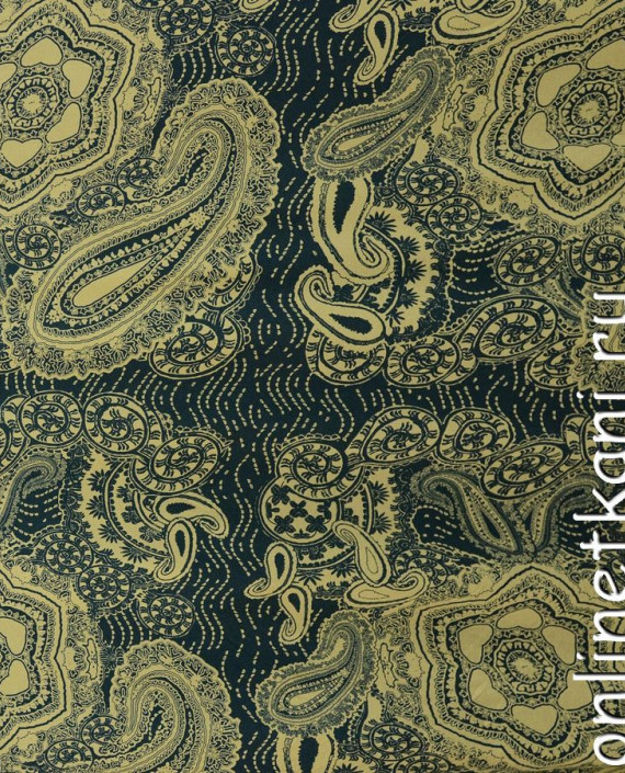 Ткань Трикотаж Принт 0509 цвет бежевый абстрактный картинка