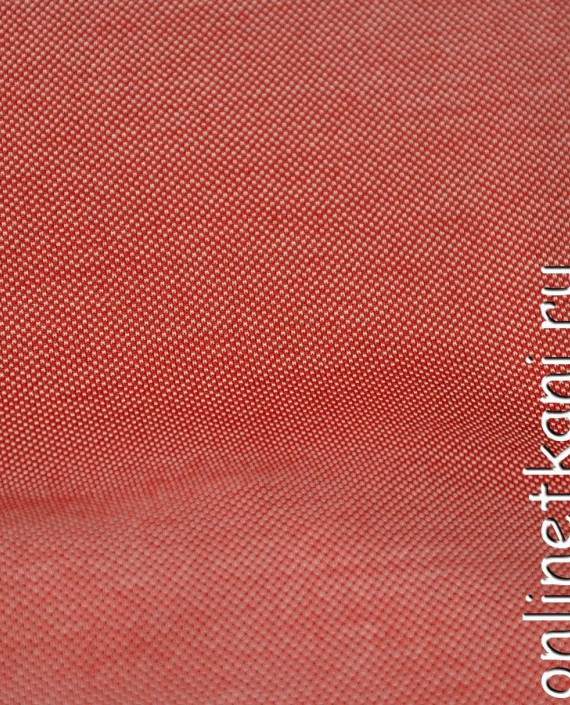 Ткань Трикотаж Пике 0555 цвет красный картинка 1