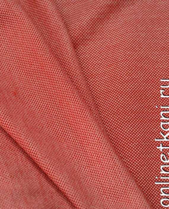 Ткань Трикотаж Пике 0555 цвет красный картинка 2