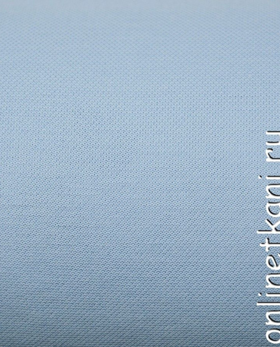 Ткань Трикотаж Пике 0564 цвет голубой картинка 1