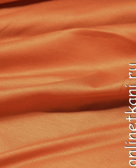 Ткань Трикотаж Пике 0566 цвет оранжевый картинка