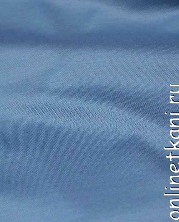 Ткань Трикотаж Пике 0570 цвет голубой картинка