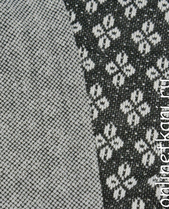 Ткань Трикотаж 0685 цвет серый абстрактный картинка 1