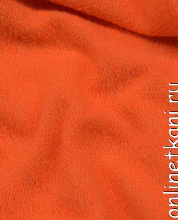 Трикотаж Футер 0687 цвет оранжевый картинка 2