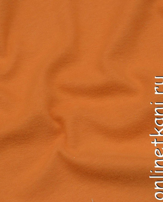 Ткань Трикотаж 0698 цвет оранжевый картинка 2