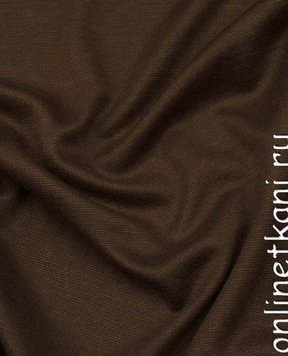 Ткань Трикотаж Джерси 0699 цвет коричневый картинка 1