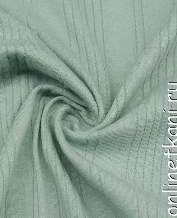 Ткань Трикотаж 0730 цвет зеленый в полоску картинка