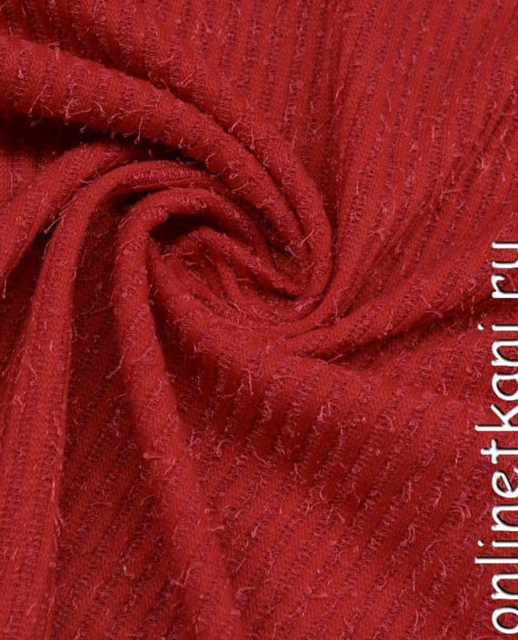 Ткань Трикотаж 0750 цвет красный в полоску картинка