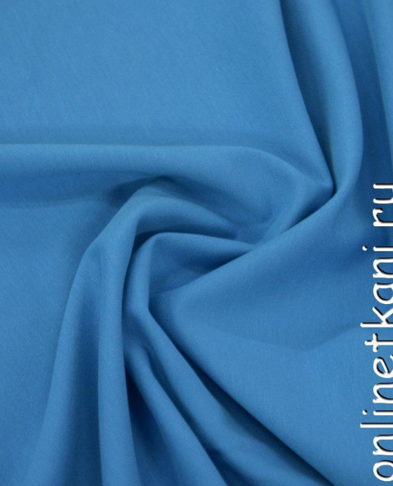 Ткань Трикотаж Джерси 0752 цвет голубой картинка