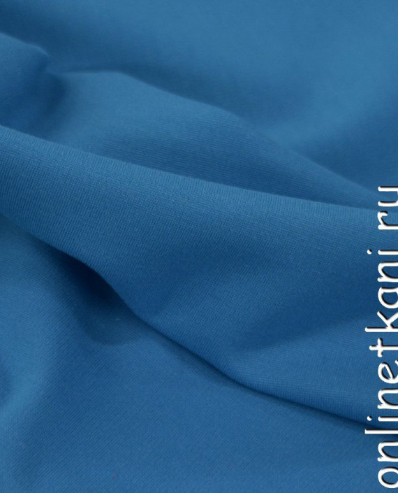 Ткань Трикотаж Джерси 0752 цвет голубой картинка 1