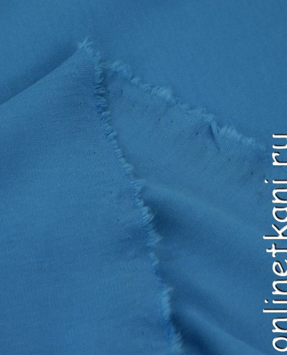 Ткань Трикотаж Джерси 0752 цвет голубой картинка 2