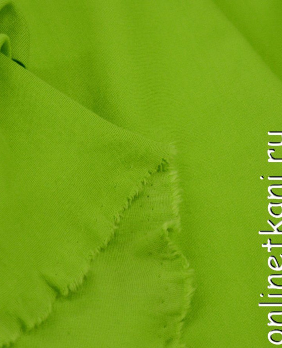 Ткань Трикотаж Джерси 0757 цвет зеленый картинка 1