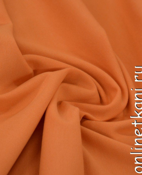 Ткань Трикотаж Джерси 0759 цвет оранжевый картинка