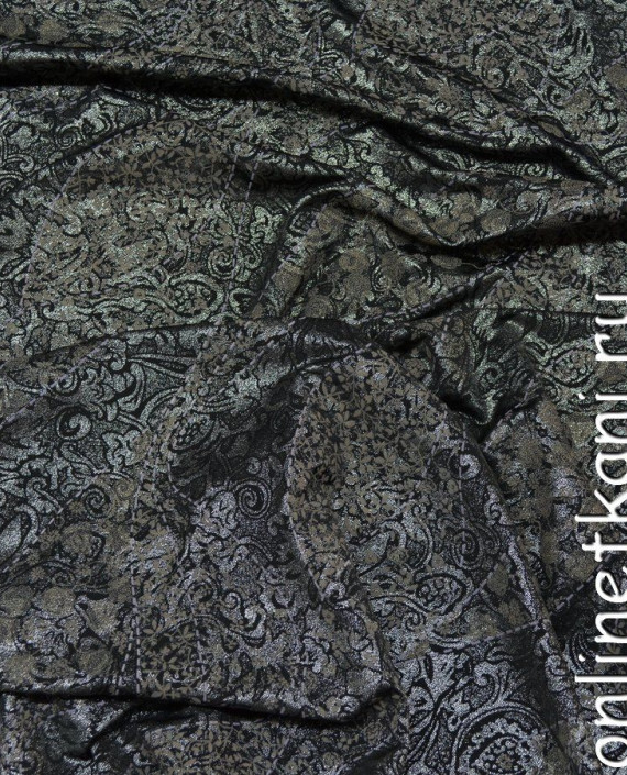 Ткань Трикотаж Принт 0765 цвет серый абстрактный картинка