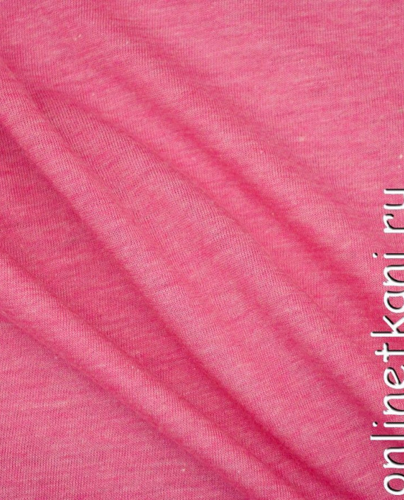 Ткань Трикотаж 0793 цвет розовый меланж картинка 1
