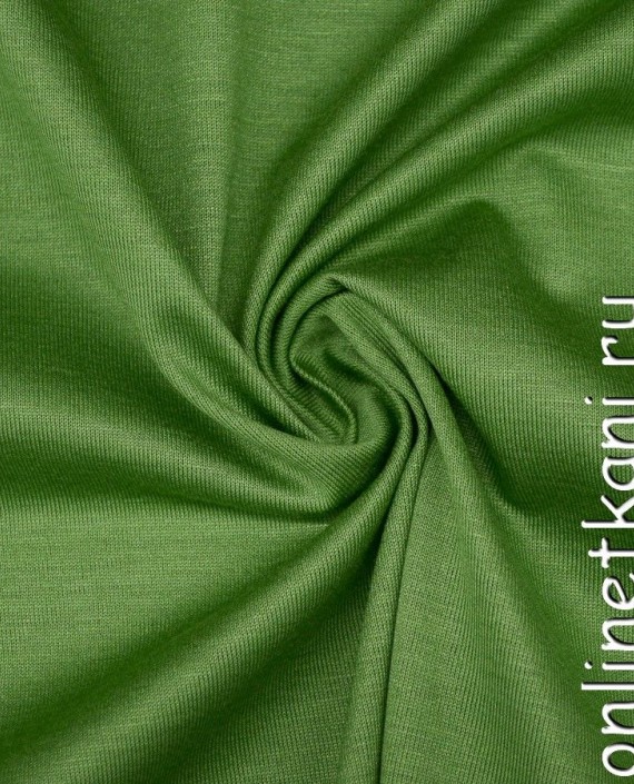 Ткань Трикотаж 0808 цвет зеленый картинка
