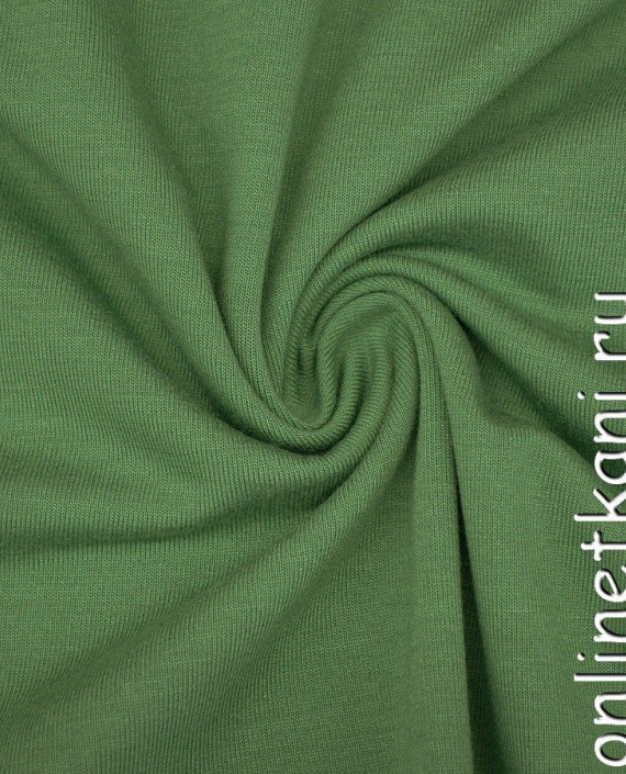 Ткань Трикотаж 0811 цвет зеленый картинка