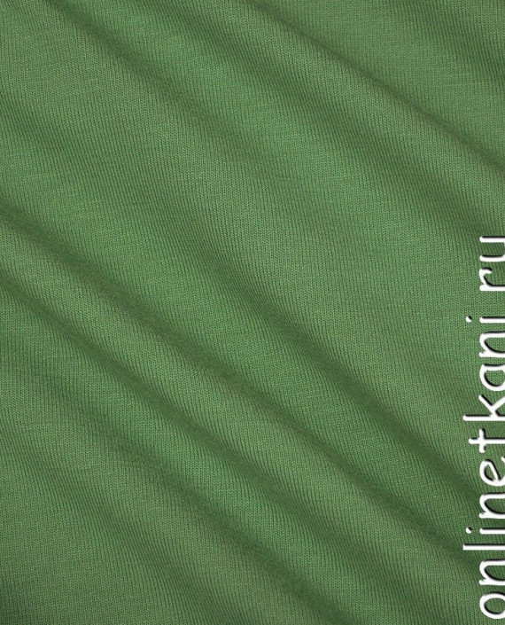 Ткань Трикотаж 0811 цвет зеленый картинка 2