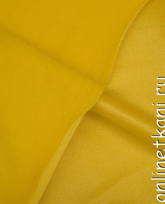 Ткань Трикотаж 0818 цвет желтый картинка 2